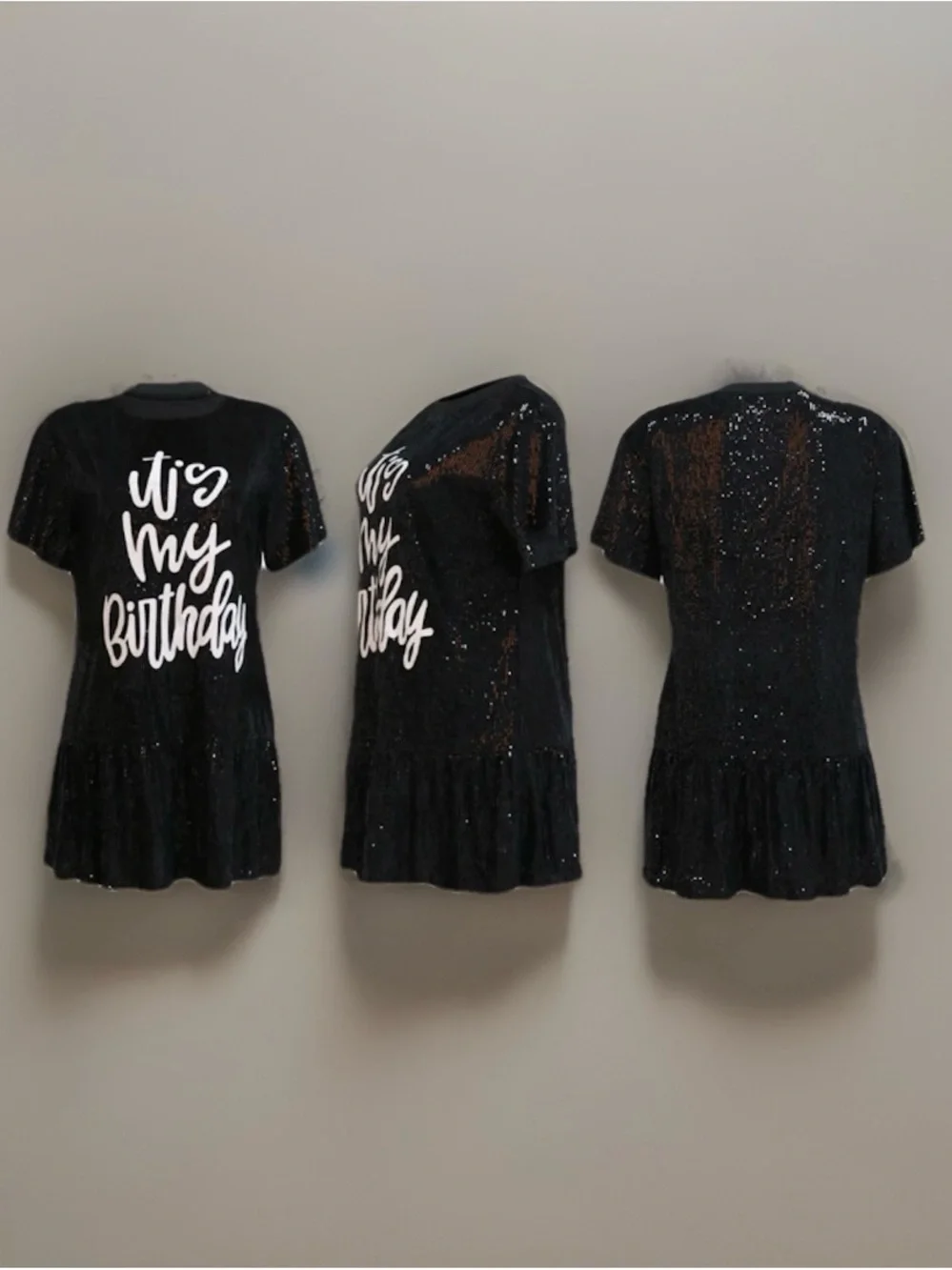 N/A sparkly black